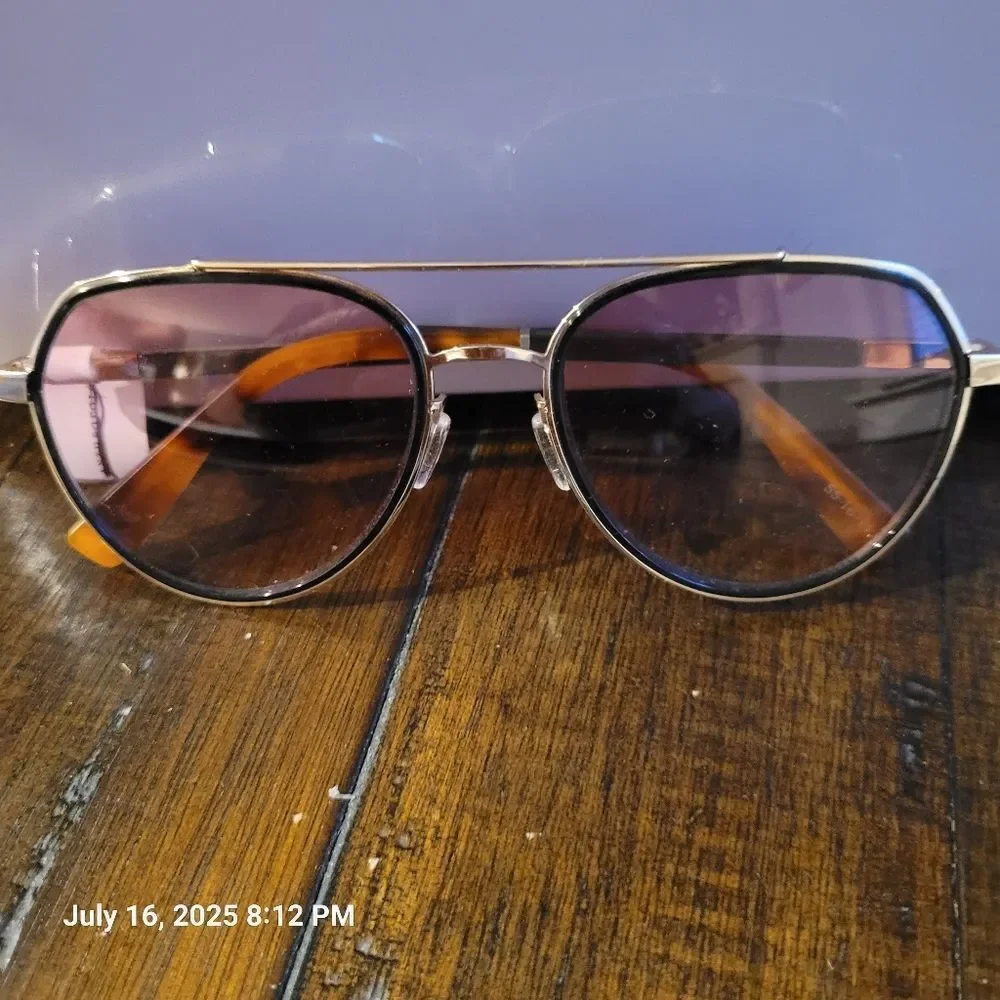 Bohten x Anthropologie Bond Aviator Sunglasses - Picture 7 of 12